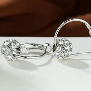 Shiny Disco Balls on hoops NWT. Fast Ship. 4,000 Items Sold!